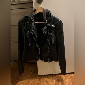 Free People Vegan Leather Jacket